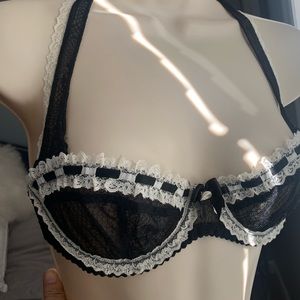 Agent Provocateur black/white Lace bra 34B